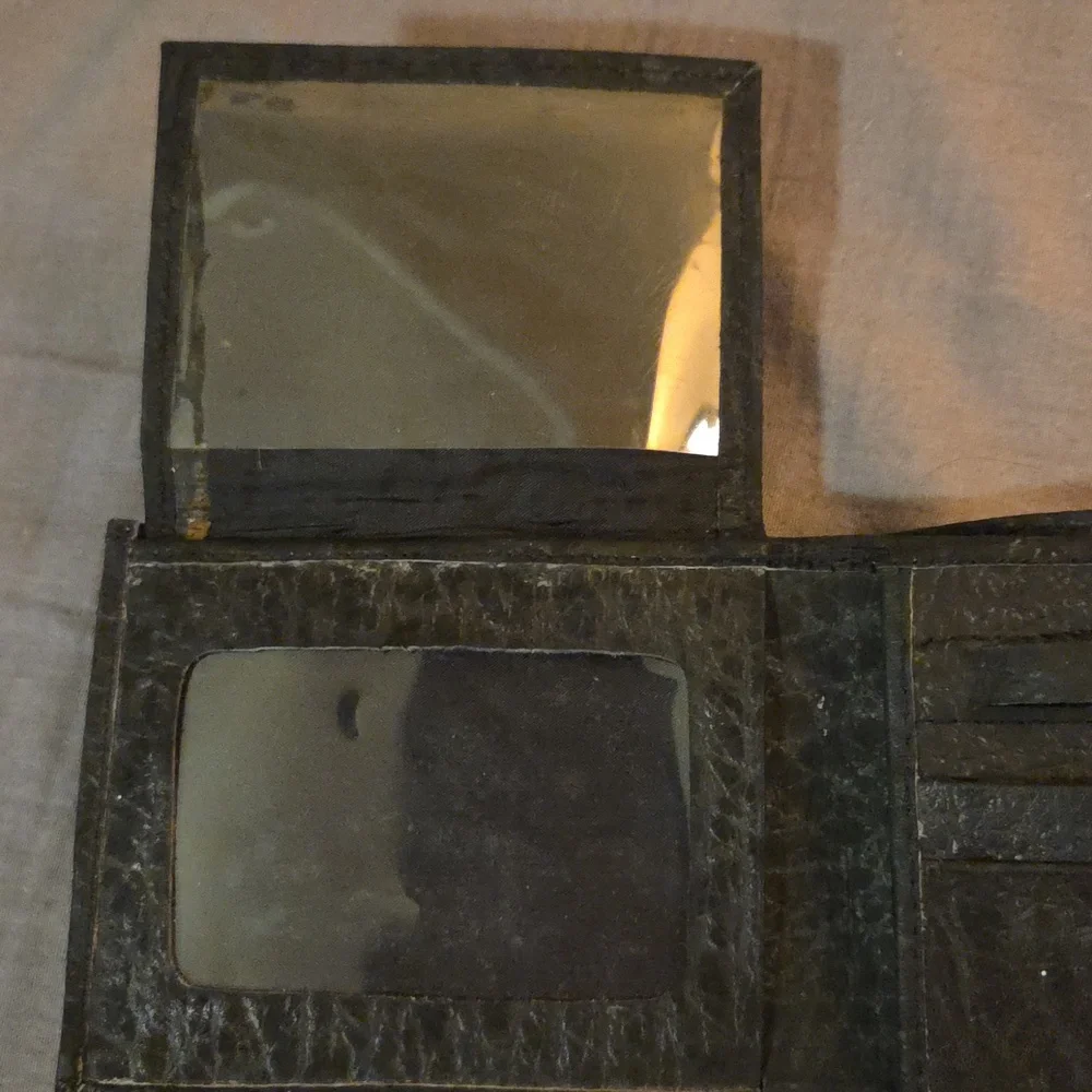 Elephant Black Leather Wallet